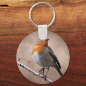 Rustic Robin Keyring Sleutelhanger (Voorkant)