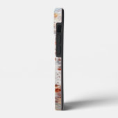 Rustic Rock Gold Marble Texture Custom Initialen Case-Mate iPhone Case (Achterkant / Links)