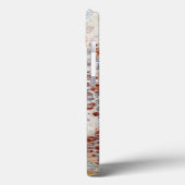 Rustic Rock Gold Marble Texture Custom Initialen Case-Mate iPhone Case (Achterkant / Links)