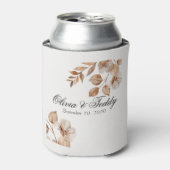 Rustic Romance Wedding Can Coolers (Blikje Voorkant)