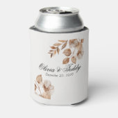Rustic Romance Wedding Can Coolers (Blikje Achterkant)
