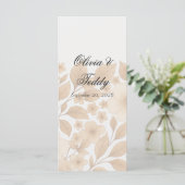 Rustic Romance Wedding Menu (Staand voorkant)