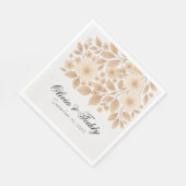 Rustic Romance Wedding Napkins Servet (Hoek)