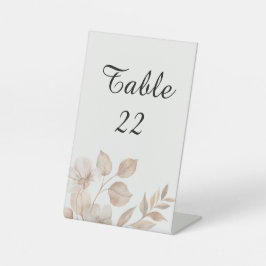 Rustic Romance Wedding Table  Reclamebord Met Voetstuk