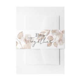 Rustic Romance Wedding  Uitnodigingen Wikkel