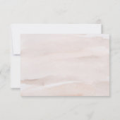 Rustic Romantic Arrow en Heart Wedding RSVP Kaartje (Achterkant)