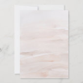 Rustic Romantic Arrows and Heart Wedding Invitatio Kaart (Achterkant)