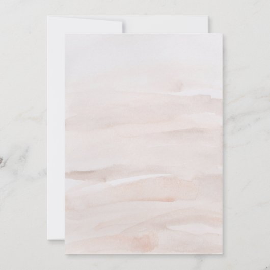 Rustic Romantic Arrows and Heart Wedding Invitatio Kaart (Achterkant)