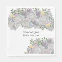 Rustic Romantic Floral Wedding Paper