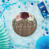 Rustic Romantic Greenery Vrijgezellenfeest Borden Papieren Bordje (Feest)