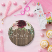 Rustic Romantic Greenery Vrijgezellenfeest Borden Papieren Bordje (Feest)