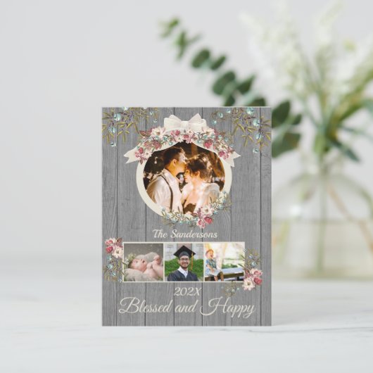 Rustic Romantic Holiday 4 Fotocollage (Staand voorkant)