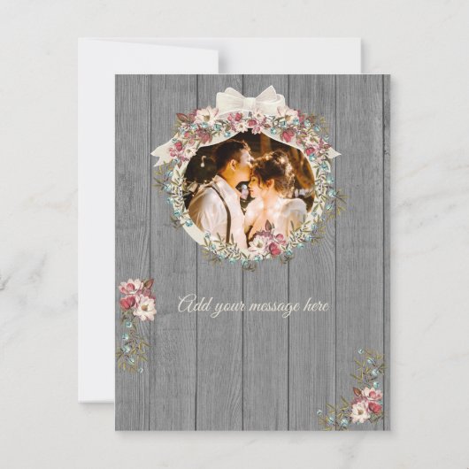 Rustic Romantic Holiday 4 Fotocollage (Achterkant)