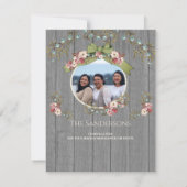 Rustic Romantic Holiday 4 Fotocollage Kerstmis (Achterkant)