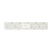 Rustic Romantische Zeep Belly Band Label Wrap Uitnodigingen Wikkel (Vlak)