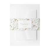 Rustic Romantische Zeep Belly Band Label Wrap Uitnodigingen Wikkel (Voorkant Voorbeeld)