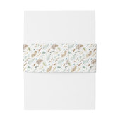 Rustic Romantische Zeep Belly Band Label Wrap Uitnodigingen Wikkel (Achterkant Voorbeeld)