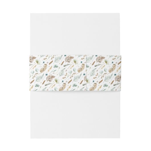 Rustic Romantische Zeep Belly Band Label Wrap Uitnodigingen Wikkel (Achterkant Voorbeeld)