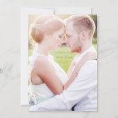 Rustic Rood Zwart Buffalo Plaid Foto Save the Date Kaart (Achterkant)