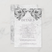 Rustic Roos Collectie RSVP-kaart RSVP Kaartje (Voorkant / Achterkant)