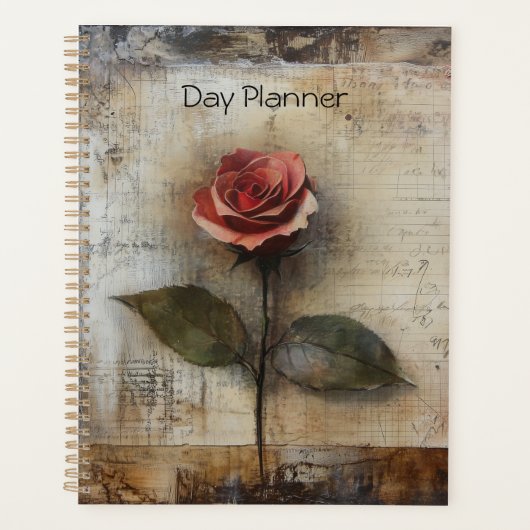 Rustic Roos Day Planner (Voorkant)