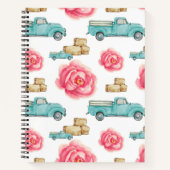 Rustic Roos Spiral Notitieboek (Voorkant)