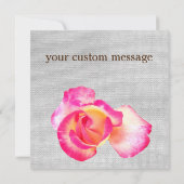 Rustic, Roos, word je mijn bruidskaart? Kaart (Achterkant)