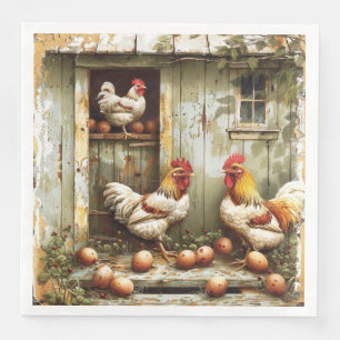 Rustic Roost Papieren Servet