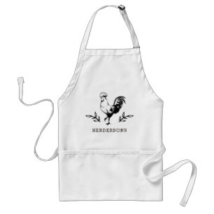 Rustic Rooster, gepersonaliseerd Standaard Schort