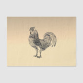 Rustic Rooster Tissuepapier (Voorkant)