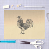 Rustic Rooster Tissuepapier (Craft)