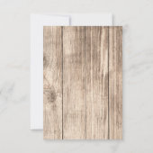 Rustic Rose Elegante Licht Diamanten Tafelnummer (Achterkant)
