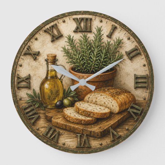 Rustic Rosemary Bread & Olive Oil Farmhouse Grote Klok (Voorkant)