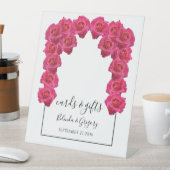 Rustic Roses Wedding Cards & Gifts Reclamebord Met Voetstuk (Insitu)