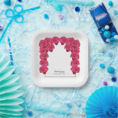 Rustic Roses Wedding Papieren Bordje (Feest)