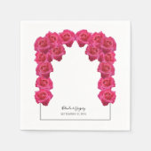 Rustic Roses Wedding Servet (Voorkant)