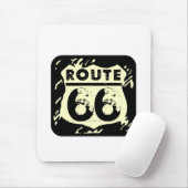 Rustic Route 66 Sign Muismat (Met muis)