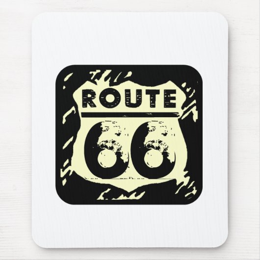 Rustic Route 66 Sign Muismat (Voorkant)