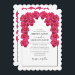 Rustic roze Roses Wedding Invitations Kaart<br><div class="desc">Dit ontwerp is uitgerust met roze rozen die roze zijn. De roze rozen worden gecomplimenteerd door een elegante zwarte rand. De roze tinten van de roos bloemen creëer een rustige florale tuin. Elegant huwelijksuitnodigingsontwerp met moderne elementen. Er zijn ook overeenkomende trouwbenodigdheden en andere huwelijksuitnodigingsformaten beschikbaar.</div>