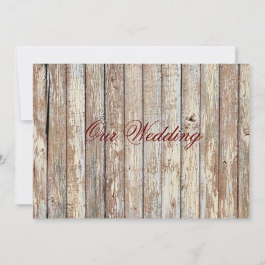 Rustic roze roze roodbruinbruistoezeggende tr1 kaart (Achterkant)