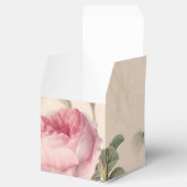 Rustic roze rozen bedankdoosjes (Geopend)