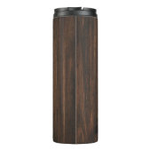 Rustic roze vlinder - Aangepaste thermische tromme Thermosbeker (Achterkant)