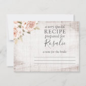 Rustic Rozen met houtwaren - recept - kaart voor b (Voorkant)