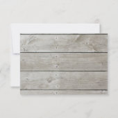 Rustic RSVP Tijd aan Drink Champagne (Achterkant)