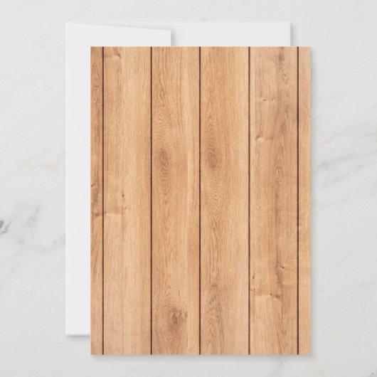 Rustic Rubber Ducky Bubbles Baby shower Kaart (Achterkant)