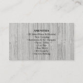 Rustic RV Park Campground Outdoor Design Visitekaartje (Achterkant)