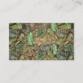 Rustic Safari Hoeveel Snoepjes Douche Game Kaart Plaatskaartje (Achterkant)