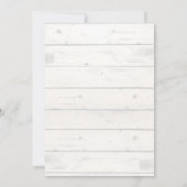 Rustic Safari Oerwoud Boy Baby shower per post Kaart (Achterkant)