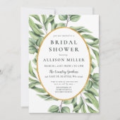 Rustic Sage Eucalyptus Greenery Vrijgezellenfeest Kaart (Voorkant)