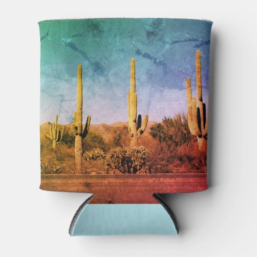 Rustic Saguaro Cactus Arizona Koelbox Blikjeskoeler (Voorkant)